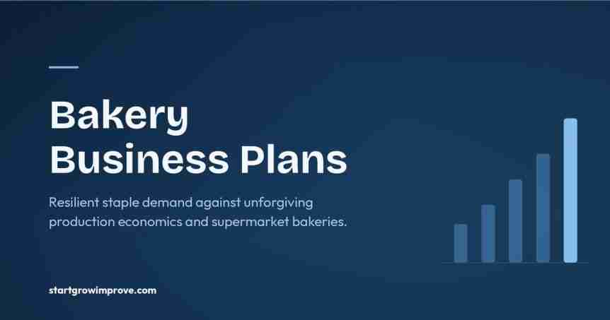 bakery business plan