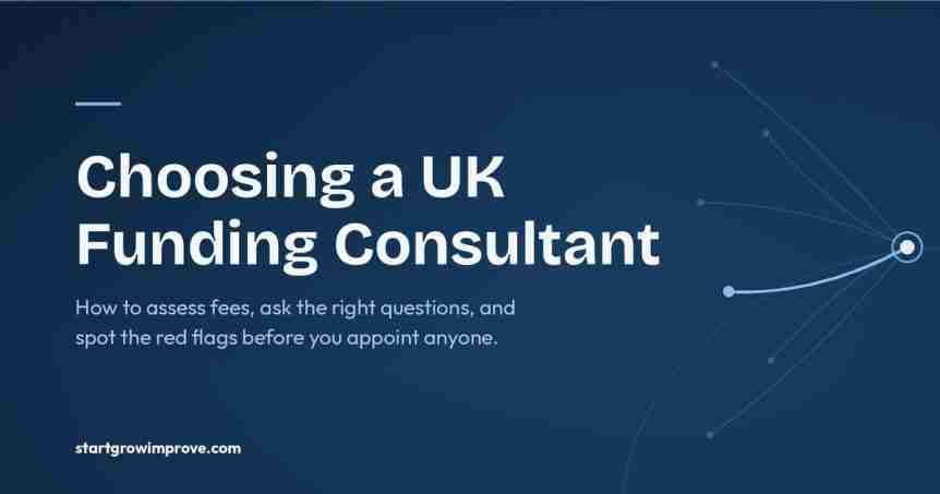 choosing a funding consultant