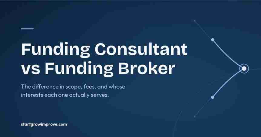 funding consultant vs broker