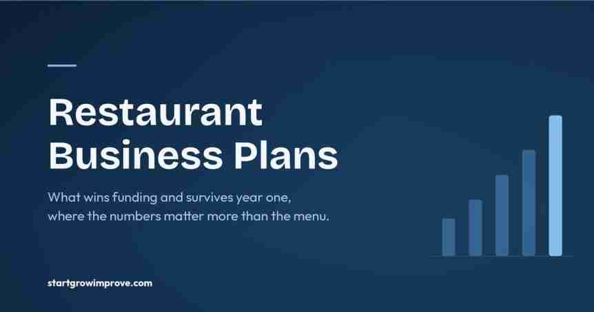 restaurant & hospitality business plan