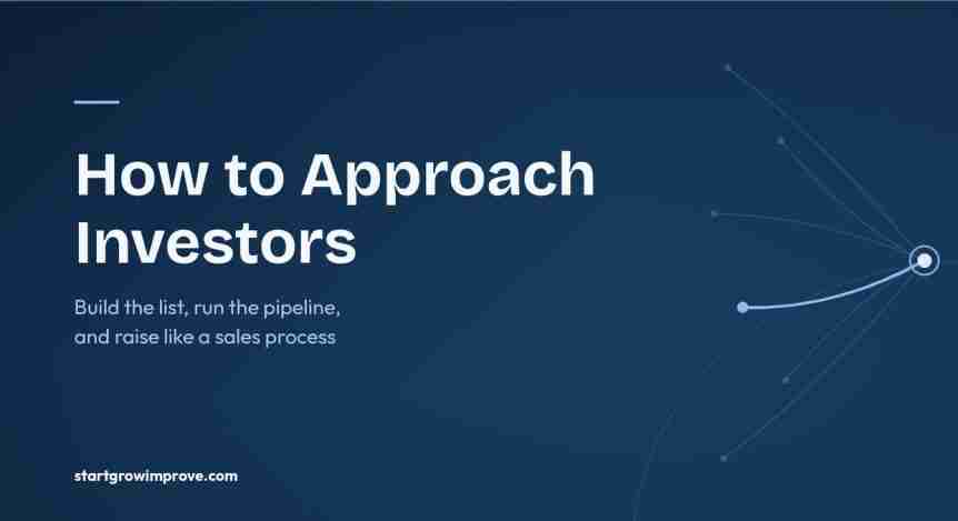 how to approach investors