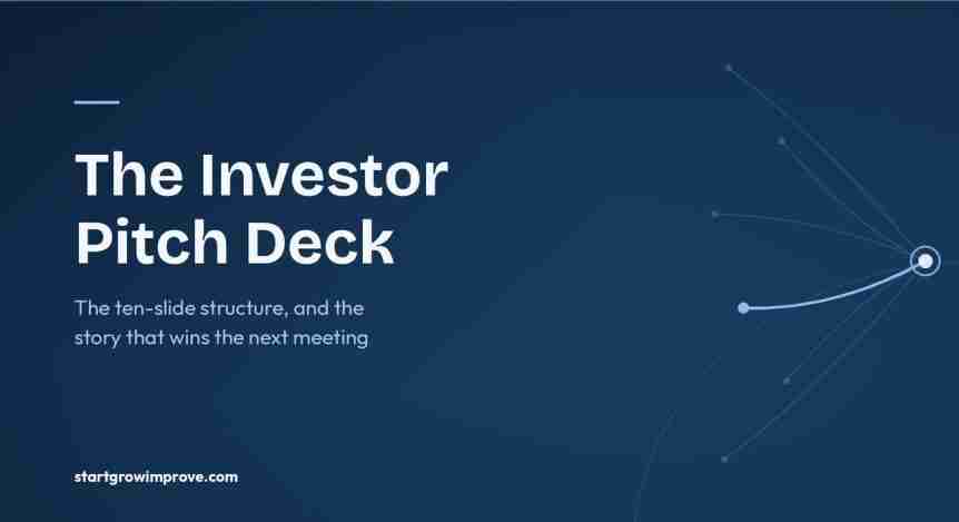 investor pitch deck